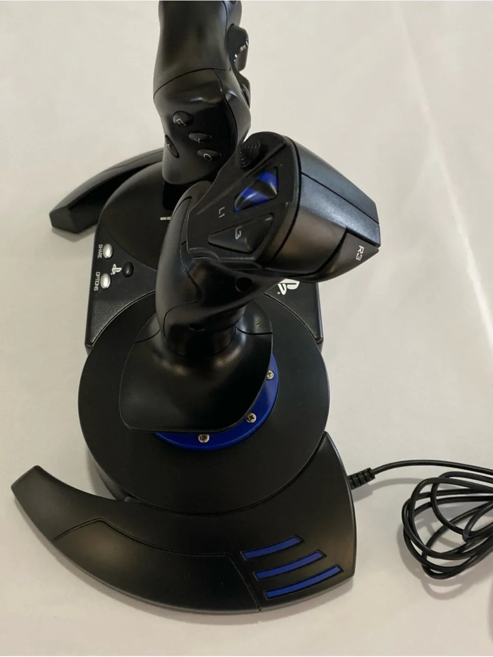 Sony Thrustmaster T Flight HOTAS Black Joystick and Throttle Controller